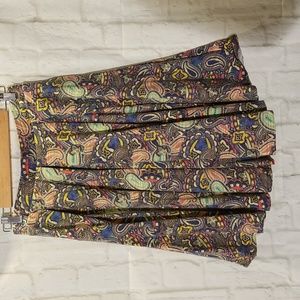 NWOT-Lularoe Madison pleated skirt with pockets